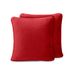 Amago - Kussensloop, set van 2, Kasjmier Gevoel, 50 x 50 cm - Rood