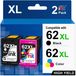 HP Multipack Cartouches d'encre 62 XL pour imprimantes HP