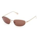 Max&co Mo0160 Dames Zonnebril Bruin, Goud