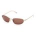 Max&co Mo0160 Dames Zonnebril Bruin, Goud