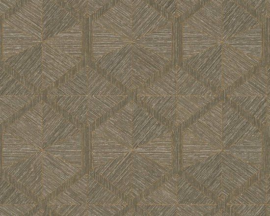 A.S. Création My Home My Spa Geometrisch Behang - Grafisch - Bruin - 1005 x 53 cm