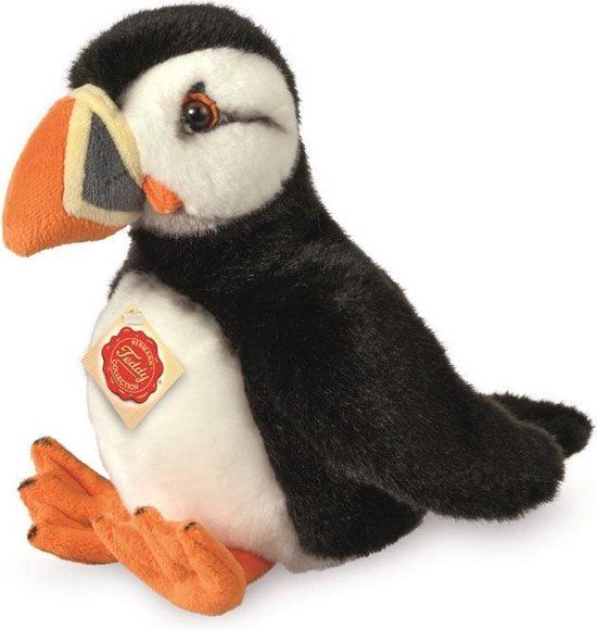 Hermann Teddy Papagaaienduiker - 23 cm - Wit - Knuffel - Vogel - 3+ jaar