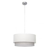 Zarivy Hanglamp Kenya 3xE27 Wit/Grijs 50x50 cm