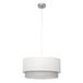 Zarivy Hanglamp Kenya 3xE27 Wit/Grijs 50x50 cm