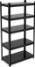 Merkloos Relaxdays Stellingkast - 875 kg - 150x75x30 cm - Staal - 5 Planken - Garage - Modulair - Zwart