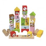 Pippi Houten blokken set - educatief speelgoed 30 stuks