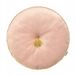 Room99 Allure Decoratieve Ronde Sierkussen - Poederroze Velours