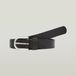 G-Star Thin Belt Heren Leer Antic Silver/Black Metal