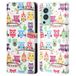 OnePlus Étui Portefeuille OnePlus Nord 2 5G - Série Style - Chouettes