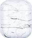 White marble AirPods protective case