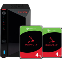 ASUSTOR AS5402T + Seagate IronWolf 8TB (2x4TB)