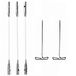 Chiaogoo SWIV360 Silver Cable, 5 cm, Small, for Interchangeable Needles