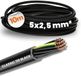 LAPP ÖLFLEX® CLASSIC BLACK 110 Câble de commande 5 G 2.5 mm² Noir 1120344/1 par mètre