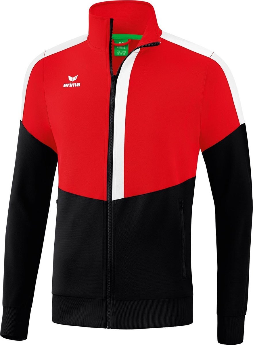 Erima Sportjas - Maat 164 - Unisex - rood/zwart/wit