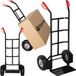Tectake Chariot de transport professionnel avec pneus gonflables - Noir