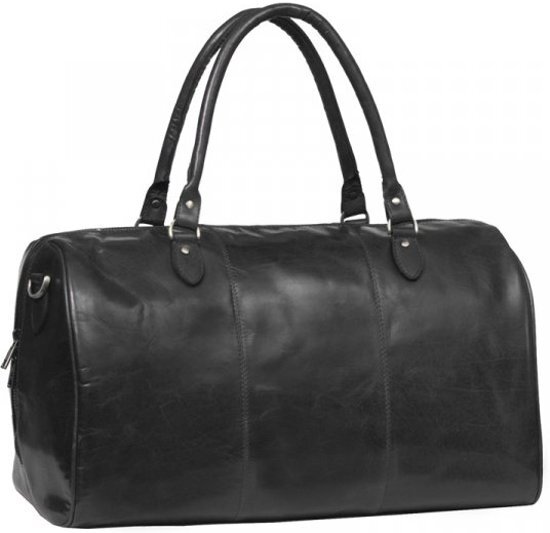 Justified Max duffel black 51x23x32cm