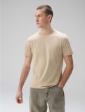 Next - Heren T-shirt met ronde hals en korte mouw - Bruin