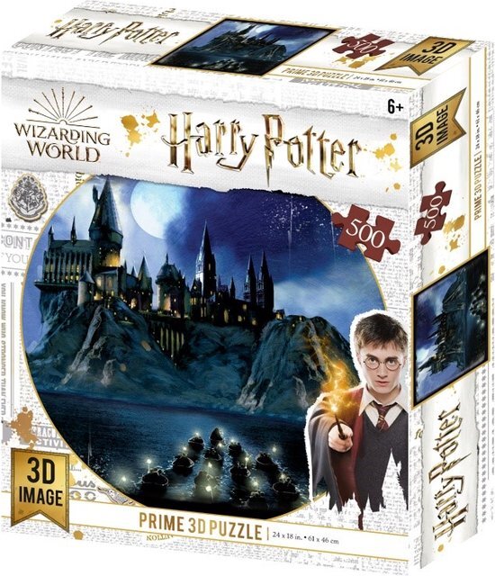 Tucker's Fun Factory 3D Image Puzzel - Hogwarts (500 stukjes)