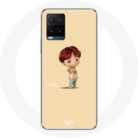 Maniacase Hoesje voor Vivo Y21s 2021 / Y21 2021 BTS TinyTAN Animation Suga