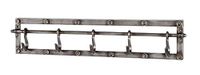 HAKU Kapstok antraciet, metaal - B 73 cm x H 15 cm x D 8 cm, Industrieel