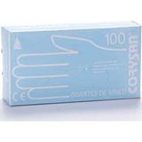 Corysan Gants en vinyle taille moyenne 100 pièces