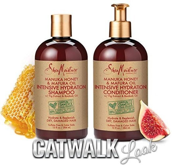 Shea Moisture SheaMoisture Manuka Honey & Mafura Oil Intensive Hydration Shampoo & Conditioner Set of 2 13 fl. Oz. each