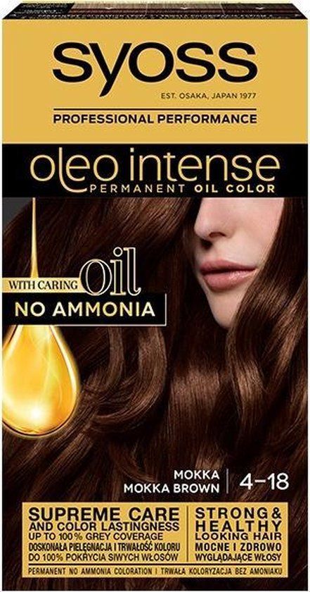 Syoss Oleo Intense 4-18 Brown Mokka Hair Dye