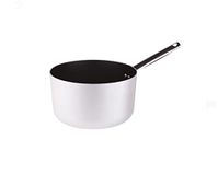 Agnelli Platinium Hoge Steelpan Aluminium RVS Greep Zilver 18 cm