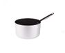 Agnelli Platinium Hoge Steelpan Aluminium RVS Greep Zilver 18 cm