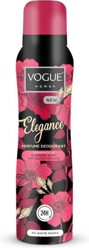 Vogue Elegance Parfum Deodorant - 150 ml - Spray - Unisex
