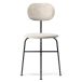 Audo Copenhagen Chaise de table à manger Afteroom pieds noirs housse tissu Maple 222