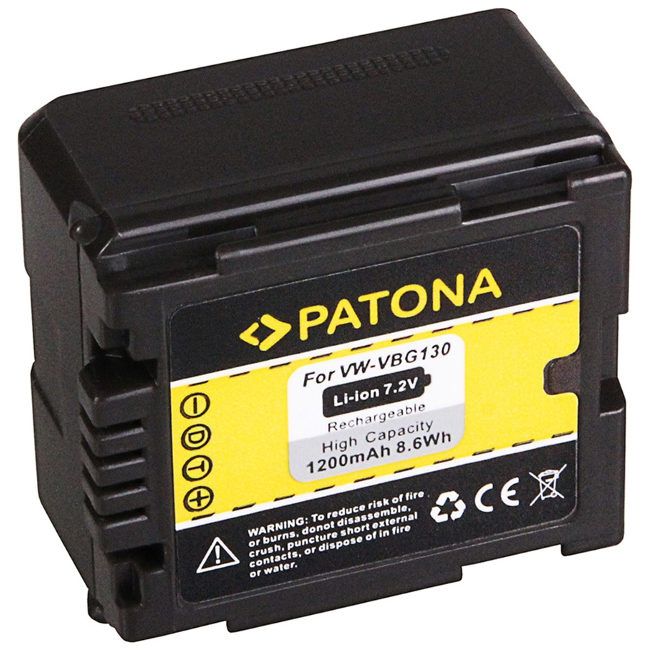 Patona Panasonic VW-VBG130 accu