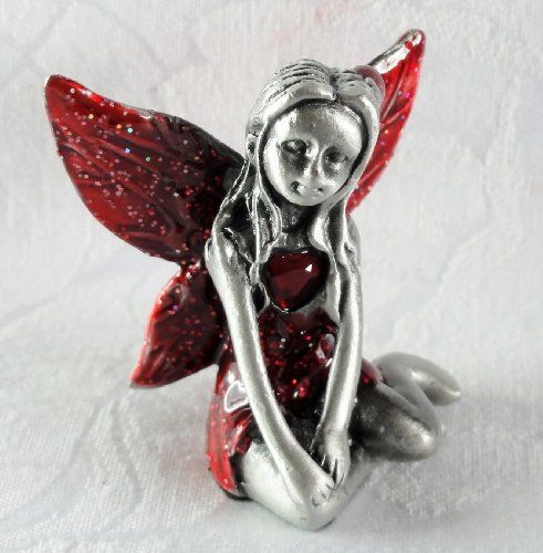 LEONARDO LP12180 Tin Birthstone Fairy | Multi-color Accessory, January