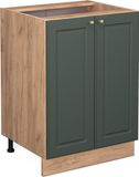 Vicco Fame-Line Keukenonderkast – 60 cm, WB Eik Groen-Goud Landhuis