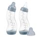 Difrax Babyfles Natural - 250 ml - Wit - 2 Stuks - S-fles - Anti Koliek