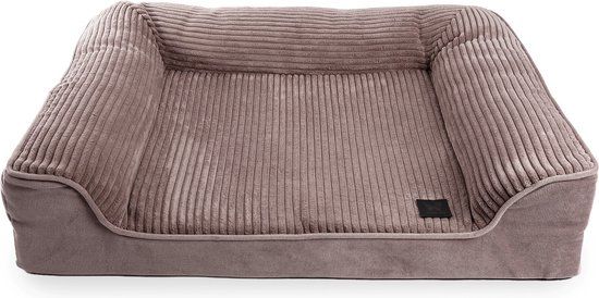 Van der Meer Martin Hondenmand Royal Collection Beige - 98 cm - Blauw