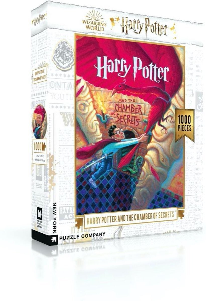 New York Puzzle Company New York Puzzle Company Puzzel Harry Potter Collectie Chamber Of Secrets 1000 Stukjes