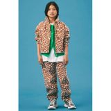 NAME IT KIDS katoenen tussenjas met print - bruin