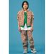 NAME IT KIDS katoenen tussenjas met print - bruin