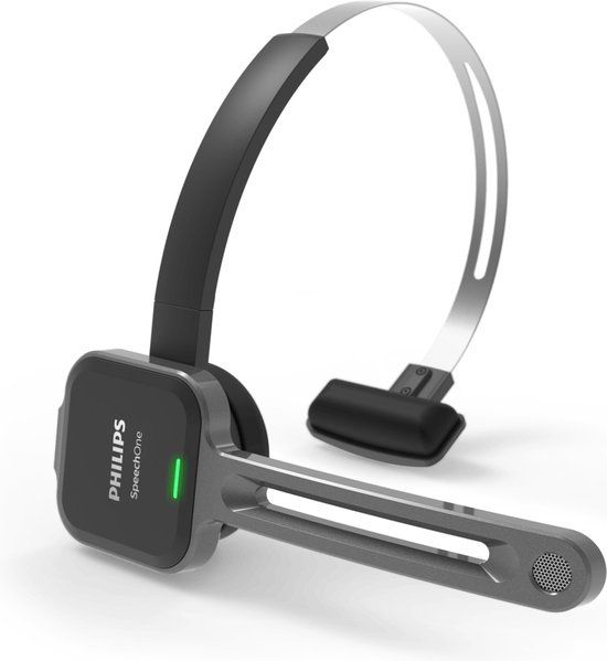 Philips SpeechOne Draadloze dicteerheadset PSM6300 | Antraciet