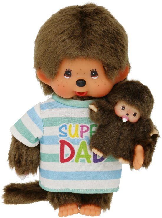 Sekiguchi Monchhichi Jongen Super Dad 20cm