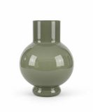 Hakbijl Glass Vase Deborah - Dark Green - glass - D31 x H39 cm