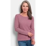 Goldner Kreppshemd Langemouwen gemêleerd jersey top
