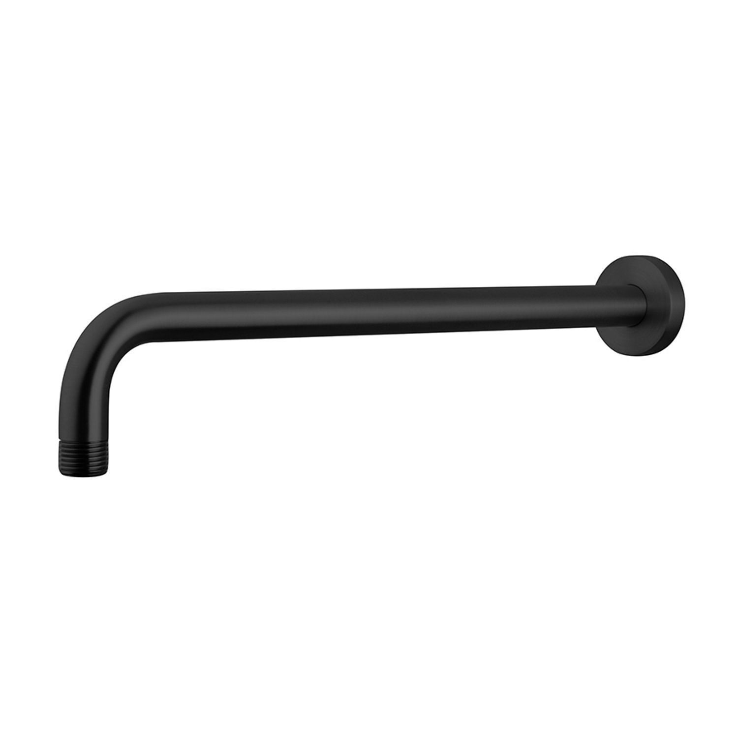 Boss & Wessing Douchearm rond gebogen caral boss & wessing muurbevestiging 45 cm mat zwart