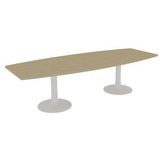 Quadrifoglio Vergadertafel Tonvormig lengte 280 cm