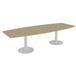 Quadrifoglio Vergadertafel Tonvormig lengte 280 cm