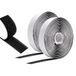 Vinabo Zelfklevend klittenband, 5 m x 20 mm, zwart, haak lus