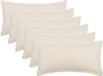 vidaXL - Kussensloop - 6 stuks - Crèmekleurig - 40 x 80 cm