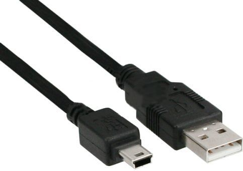 Inline Panda Inline 1m USB 2.0 Kabel Zwart