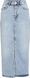 Vila VIJAF HW MIDI DENIM SKIRT-NOOS Dames Rok Lichtblauw Denim